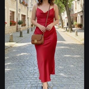 Inspired Hearts Elegant Red Women's Dress